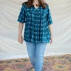 Purvi Dabu Cotton Top