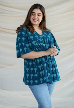 Purvi Dabu Cotton Top