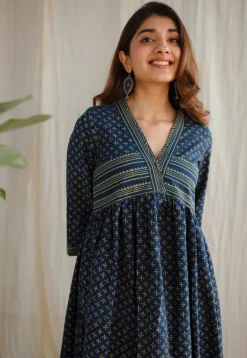 Ralia Ajrakh Cotton Dress
