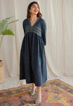 Ralia Ajrakh Cotton Dress