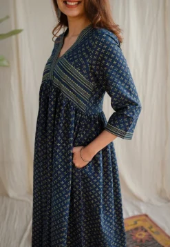 Ralia Ajrakh Cotton Dress