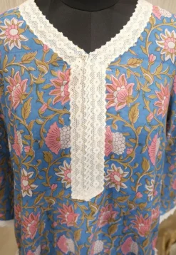 Ramia Sanganeri Cotton Kurta