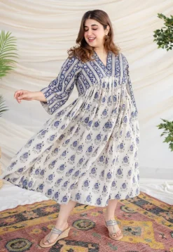 Raunak Bagru Cotton Dress