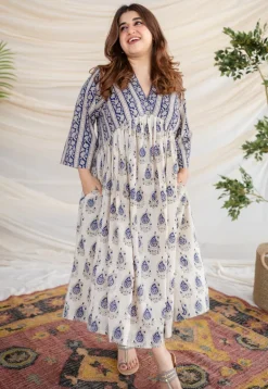 Raunak Bagru Cotton Dress