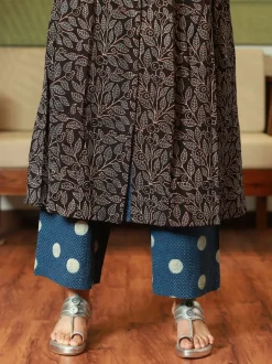 Rehaa Indigo Ajrakh Cotton Bottom