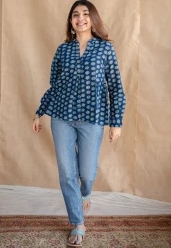 Rua Dabu Slub Cotton Top