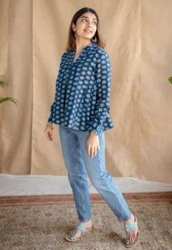 Rua Dabu Slub Cotton Top