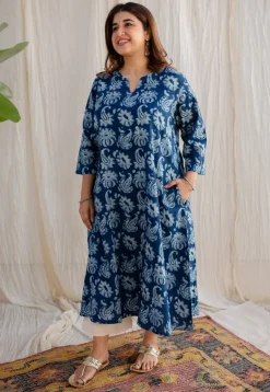 Saavi Dabu Cotton Kurta