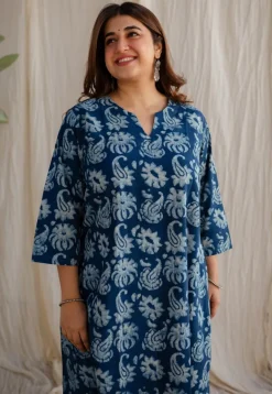 Saavi Dabu Cotton Kurta