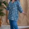 Sahar Dabu Slub Cotton Top