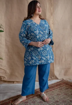Sahar Dabu Slub Cotton Top