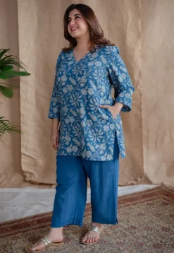 Sahar Dabu Slub Cotton Top