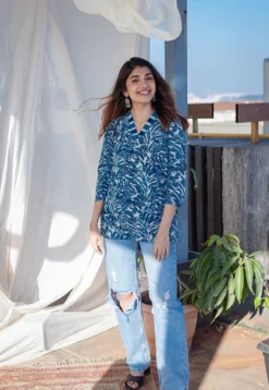 Sanika Dabu Cotton Short Top