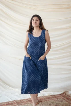 Sara Cotton Dabu Dress