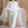 Seira Dabu Slub Cotton Hand Embroidered Kurta