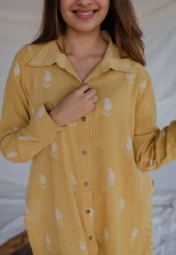Shaista Slub Cotton Kurta Co-Ord Set