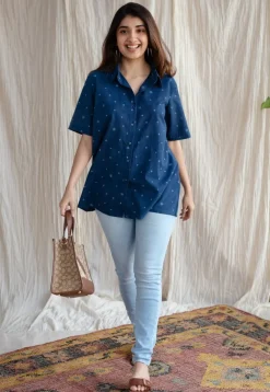 Shaivi Ajrakh Cotton Shirt