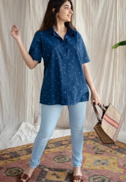 Shaivi Ajrakh Cotton Shirt