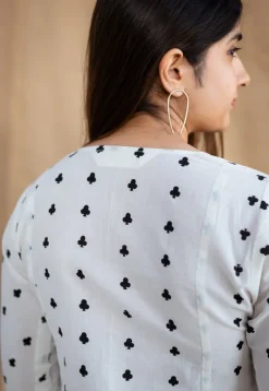 Shinat Block Printed Cotton Kali Kurta