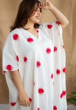Sifra Block Printed Cotton Kaftan