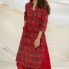 Sofia Ajrakh Madder Cotton Kurta