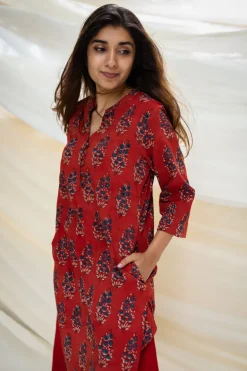Sofia Ajrakh Madder Cotton Kurta