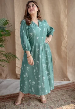 Taima Dabu Slub Cotton Dress