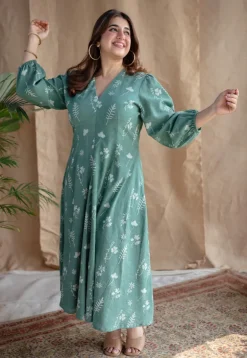 Taima Dabu Slub Cotton Dress