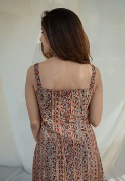 Tapasya Kalamkari Strap Cotton Dress
