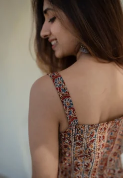 Tapasya Kalamkari Strap Cotton Dress