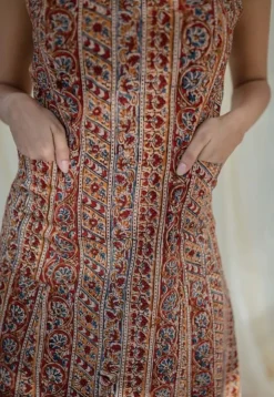 Tapasya Kalamkari Strap Cotton Dress