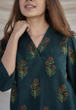 Tara Slub Cotton Short Kurta