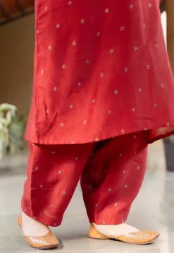 Tarin Madder Ajrakh Chanderi Silk Afghan Pant