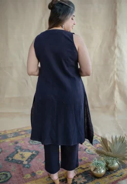 TIECO DyeVerse - Natural Dyed Charcoal Slub Cotton Co-Ords