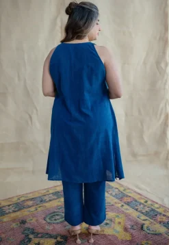 TIECO DyeVerse - Natural Dyed Indigo Slub Cotton Co-Ords