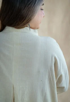 TIECO DyeVerse - Natural Dyed Beige Yellow Slub Cotton Co-Ords