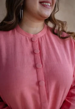 TIECO DyeVerse - Peach Kala Cotton Co-Ords