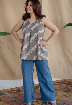 Tiksha Batik Cotton Top