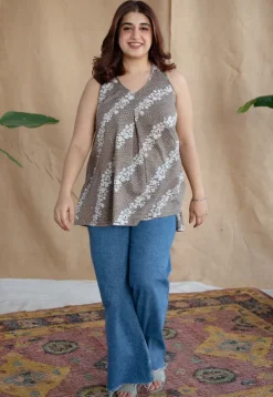 Tiksha Batik Cotton Top