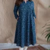 Tisha Ajrakh Cotton Kali Kurta