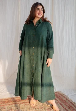 Trusha Dabu Cotton Dress