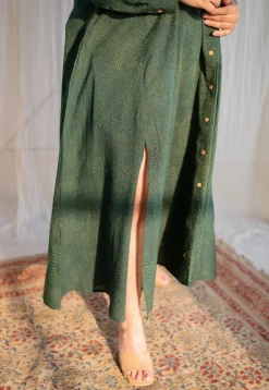 Trusha Dabu Cotton Dress