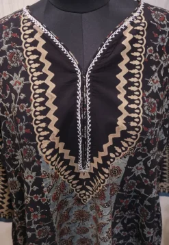 Uzma Ajrakh Cotton Kurta