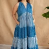Viha Batik Natural Dyed MulMul Cotton Dress