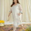Virika Gold Tissue Chudidar