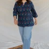 Vrinda Ajrakh Cotton Top