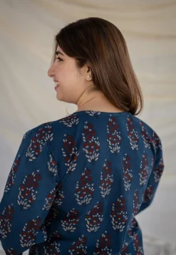 Vrinda Ajrakh Cotton Top