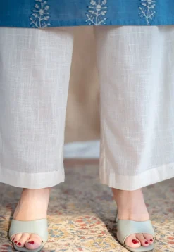 Yashi Slub Cotton Straight Pant