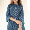 Yasmin Ajrakh Cotton Kurta