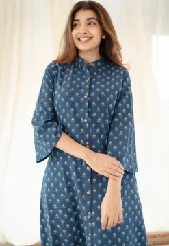 Yasmin Ajrakh Cotton Kurta